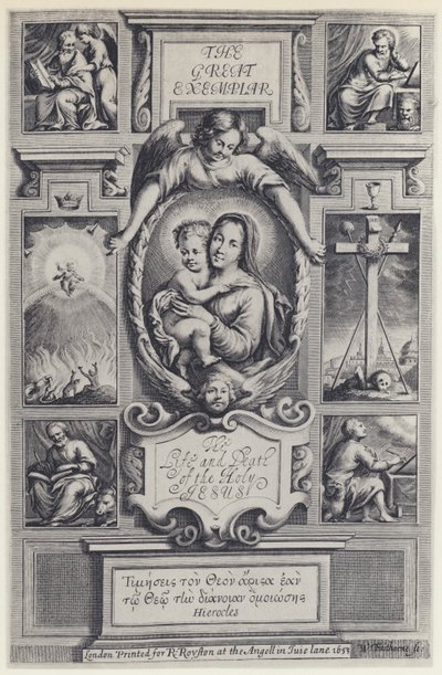 Jeremy Taylor, The Great Exemplar, J Flesher für R Royston 1653 von English Photographer