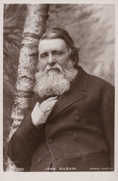 John Ruskin (1819-1900), englischer Schriftsteller, Kunstkritiker, Künstler und Sozialdenker von English Photographer