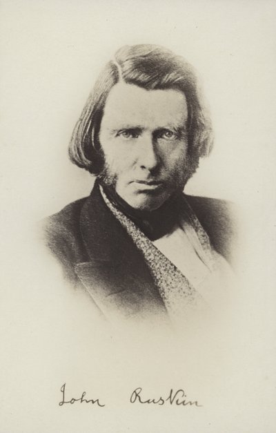 John Ruskin (1819-1900), englischer Schriftsteller, Kunstkritiker, Künstler und Sozialdenker von English Photographer