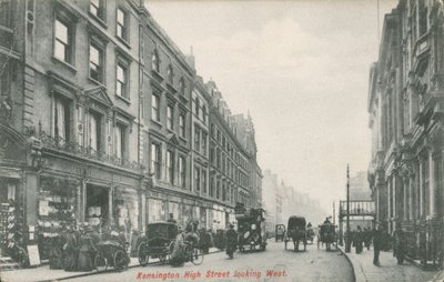 Kensington High Street nach Westen blickend von English Photographer
