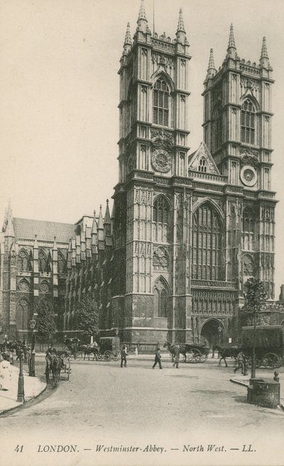 London, Westminster Abbey, Nordwest von English Photographer