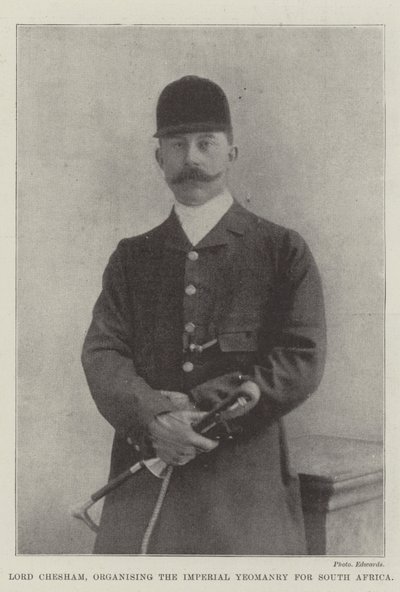 Lord Chesham, organisiert die Imperial Yeomanry für Südafrika von English Photographer