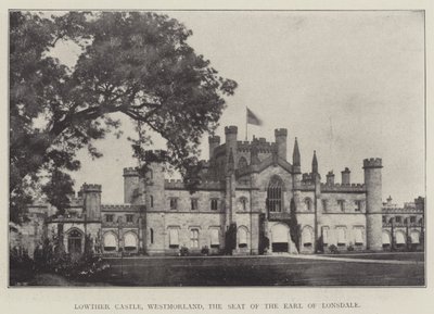 Lowther Castle, Westmorland, der Sitz des Earl of Lonsdale von English Photographer