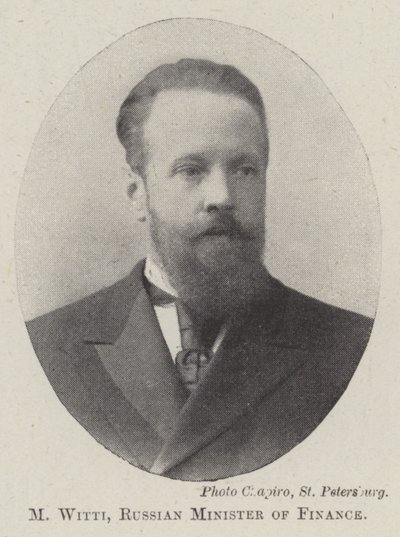 M Witti, russischer Finanzminister von English Photographer