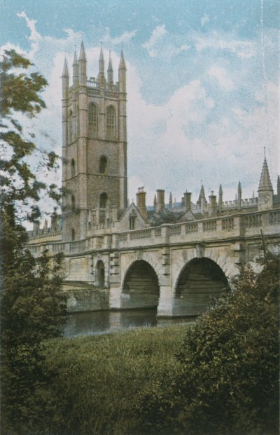 Magdalen College und Brücke von English Photographer
