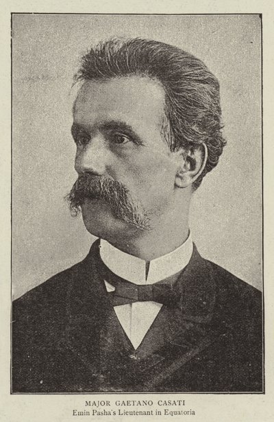 Major Gaetano Casati von English Photographer