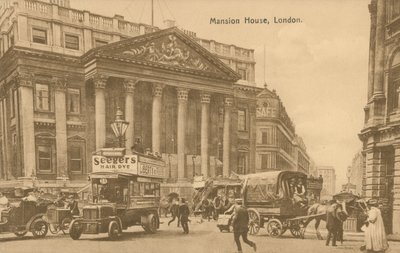 Mansion House, London von English Photographer