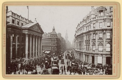 Mansion House, Queen Victoria Street, Poultry, London von English Photographer