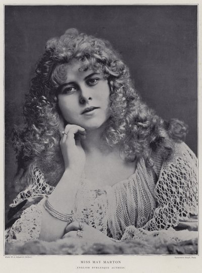 May Marton, englische Burlesque-Schauspielerin von English Photographer