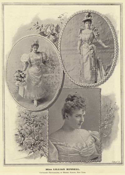 Miss Lillian Russell von English Photographer