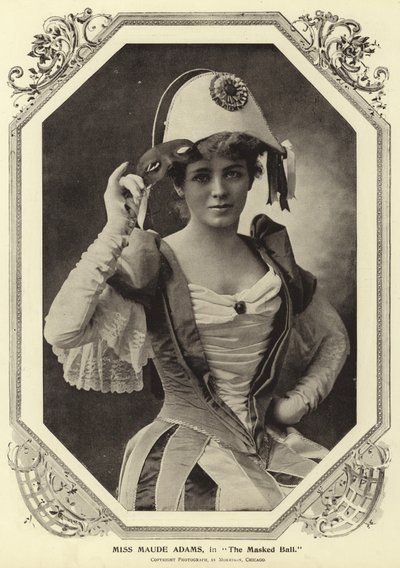 Miss Maude Adams in The Masked Ball von English Photographer