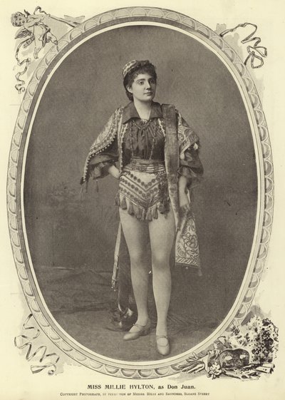 Miss Millie Hylton als Don Juan von English Photographer