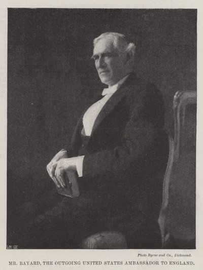 Mr. Bayard, der scheidende US-Botschafter in England von English Photographer