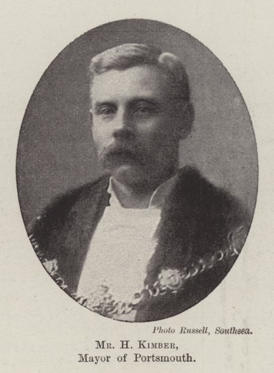 Mr. H. Kimber, Bürgermeister von Portsmouth von English Photographer