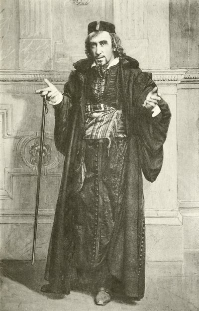 Mr Henry Irving als Shylock (Gravur) von English Photographer