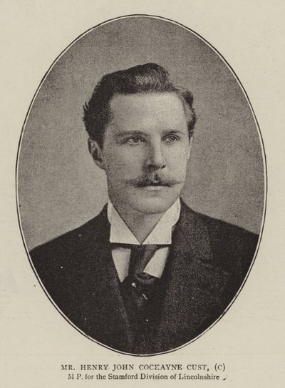 Mr Henry John Cockayne Cust, Konservativer von English Photographer