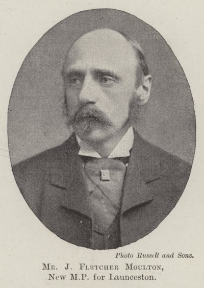 Mr. J. Fletcher Moulton, neuer Abgeordneter für Launceston von English Photographer