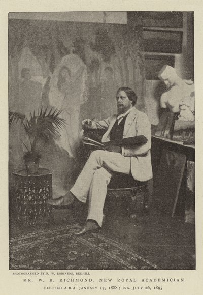 Mr. W. B. Richmond, neuer Royal Academician von English Photographer