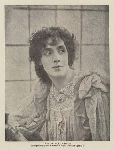 Mrs. Patrick Campbell von English Photographer