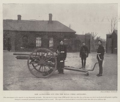 Neue 15-Pfünder-Kanone für die Royal Field Artillery von English Photographer