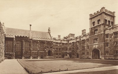 Oxford: Exeter College, Der Innenhof und die Halle von English Photographer