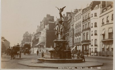 Dichterbrunnen, Park Lane, London von English Photographer