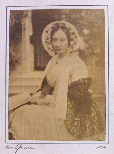 Porträt von Harriet Jane Moore (1801-84) 1854 von English Photographer