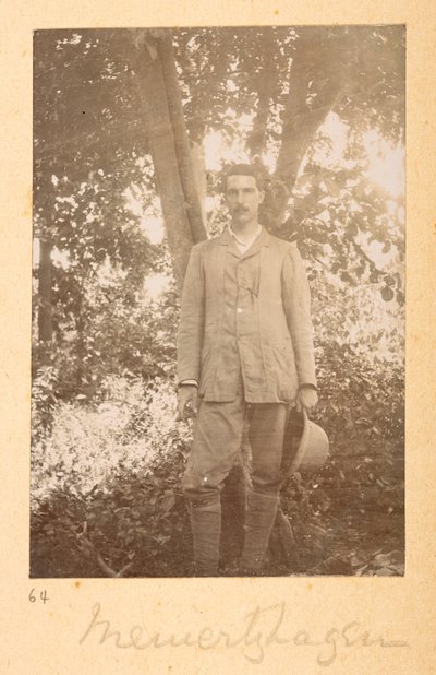 Porträt von Richard Meinertzhagen von Bailey, in indischen Fotografien von F.M. Bailey 1900-03 von English Photographer