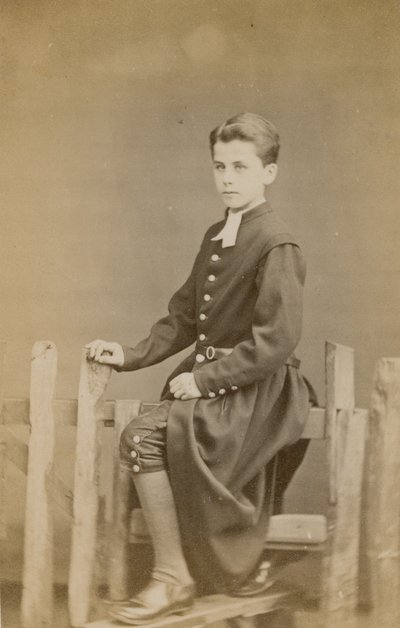 Porträt eines Schülers der Christs Hospital von English Photographer
