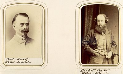 Porträts von Carl Haas und Myles Birket Foster von English Photographer