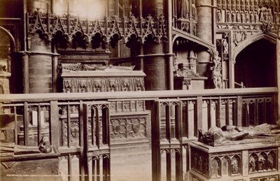 Postkarte der Westminster Abbey von English Photographer