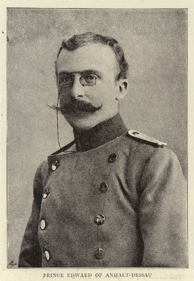 Prinz Eduard von Anhalt-Dessau von English Photographer