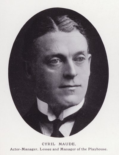 Prominente Männer von London: Cyril Maude von English Photographer