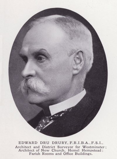 Prominente Männer von London: Edward Dru Drury von English Photographer