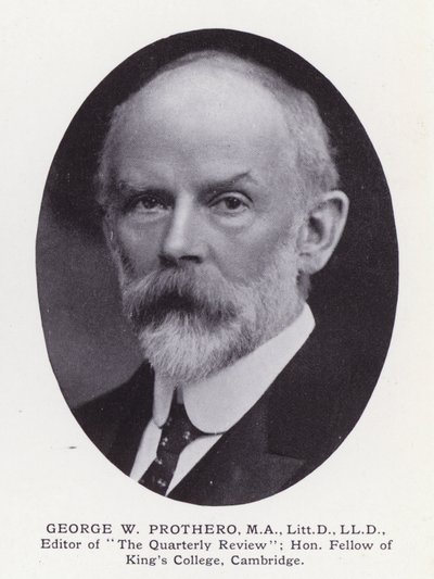 Prominente Männer von London: George W Prothero von English Photographer