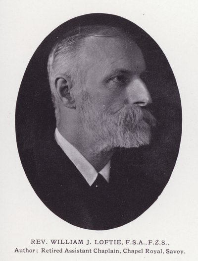 Prominente Männer von London: Rev William J Loftie von English Photographer
