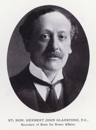 Prominente Männer von London: Rt Hon Herbert John Gladstone von English Photographer