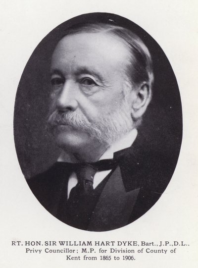 Prominente Männer von London: Rt Hon Sir William Hart Dyke von English Photographer