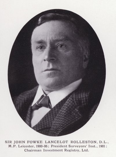 Prominente Männer von London: Sir John Fowke Lancelot Rolleston von English Photographer
