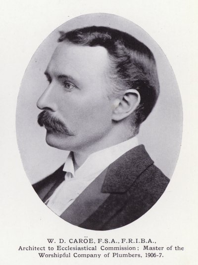 Prominente Männer Londons: W D Caroe (s/w Foto) von English Photographer