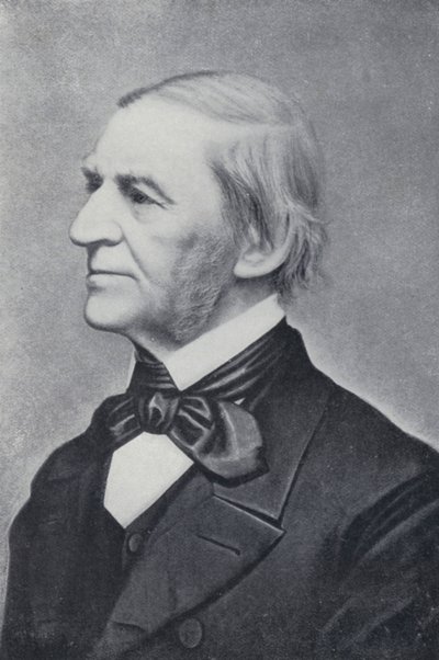 Ralph Waldo Emerson von English Photographer