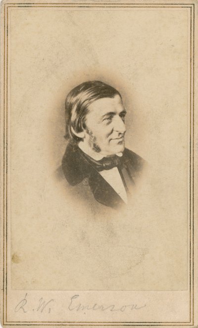 Ralph Waldo Emerson von English Photographer