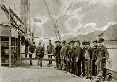 Rohmaterial für die Royal Navy von English Photographer