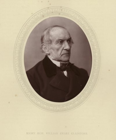 Der ehrenwerte William Ewart Gladstone von English Photographer