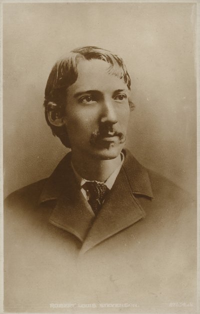 Robert Louis Stevenson (1850-1894), schottischer Schriftsteller, Dichter und Reiseschriftsteller von English Photographer
