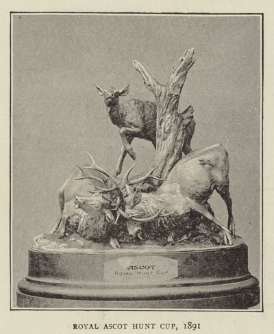 Royal Ascot Hunt Cup, 1891 von English Photographer