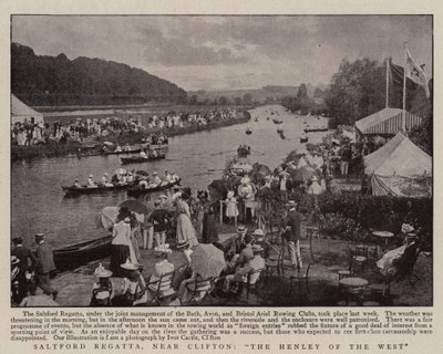 Saltford-Regatta, nahe Clifton, das Henley des Westens von English Photographer