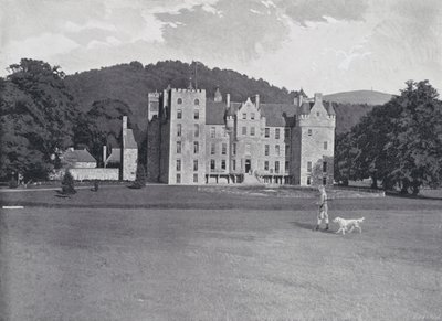 Schottland: Aboyne Castle (s/w Foto) von English Photographer
