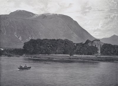Schottland: Ruinen von Inverlochy Castle, Ben Nevis von English Photographer