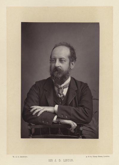 Sir James Dromgole Linton, Aquarellist von English Photographer